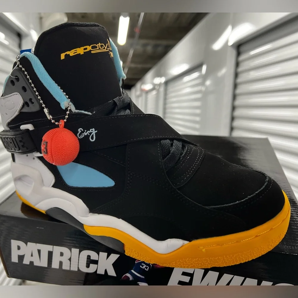 EWING ROGUE X BET RAP CITY COLLABORATION SNEAKERS RARE COLORWAY MENS PATRICK NBA - Picture 9 of 16